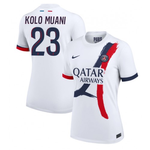 Fotbalové Dres Paris Saint-Germain Randal Kolo Muani #23 Dámské Venkovní 2024-25 Krátký Rukáv